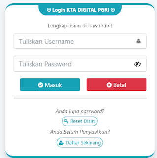 Register PGRI Gunungkidul - Persatuan Guru Republik Indonesia Cabang Kabupaten Gunungkidul